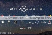 斯特兰蒂斯计划到2027年将Jeep销量提高50%