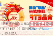 燃炸，“茅五泸汾洋”大爆发！吃喝板块领涨两市，食品ETF（515710）飙涨近7%！近80亿元主力资金涌入