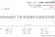 CrowdStrike股价下跌 有报道称达美航空向其寻求补偿