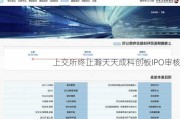 上交所终止瀚天天成科创板IPO审核