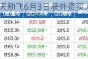 沪深股通|云天励飞6月3日获外资买入0.09%股份