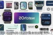 苹果 watchOS 11.2 开发者预览版 Beta 2 发布