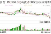 海顺新材(300501.SZ)耗资约5000万元回购2.19%股份