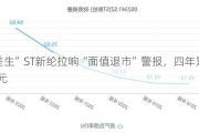 “绩差生”ST新纶拉响“面值退市”警报，四年累亏超47亿元