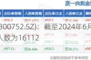 隆利科技(300752.SZ)：截至2024年6月20日，公司的股东人数为16112