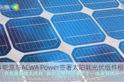 晶科能源与ACWA Power签署太阳能光伏组件框架协议