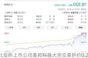 北交所上市公司美邦科技大宗交易折价0.21%，成交金额95.6万元