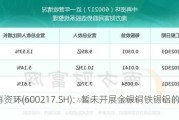 中再资环(600217.SH)：暂未开展金银铜铁锡铝的提炼