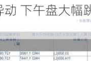 李氏大药厂盘中异动 下午盘大幅跳水5.83%报1.130港元