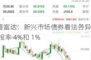 高盛富达：新兴市场债券看法各异 回报率 4%和 1%