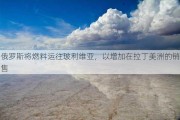 俄罗斯将燃料运往玻利维亚，以增加在拉丁美洲的销售