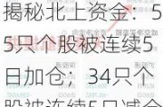 揭秘北上资金：55只个股被连续5日加仓；34只个股被连续5日减仓