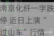 南京化纤一字跌停 近日上演“过山车”行情