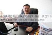 中国集成电路创新联盟秘书长叶甜春：我国半导体产业要通过路径创新来开辟新发展空间