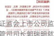 证监会上市公司监管司司长郭瑞明就近期上市公司股票被实施ST、退市情况答记者问