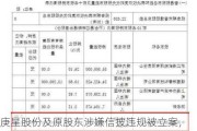 庚星股份及原股东涉嫌信披违规被立案，投资索赔预登记