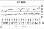 上海中天螺纹：价格下跌 短期走势偏弱