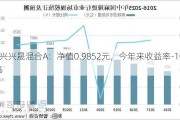 东兴兴晟混合A：净值0.9852元，今年来收益率-10.12%