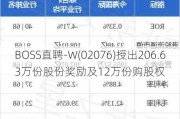 BOSS直聘-W(02076)授出206.63万份股份奖励及12万份购股权