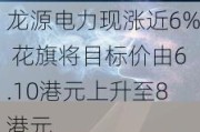 龙源电力现涨近6% 花旗将目标价由6.10港元上升至8港元