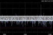 MSCI亚太指数下跌3%至176.80点