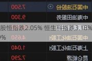 午评：港股恒指跌2.05% 恒生科指跌3.18%理想汽车重挫逾19%