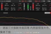 快讯：港股三大指数冲高回落 内房股领涨大市、汽车股集体下挫