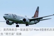 美媒：美西南航空一架波音737 Max 8型客机在高空发生“荷兰滚”现象