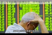 胡锡进：今天给两只股票加仓，总亏损7.9万元