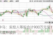 云中马：实控人等拟合计900万元至1100万元增持股份