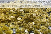 万润股份(002643.SZ)：公司的热塑性聚酰亚胺材料PTP-01（PEI）现已实现中试产品的供应