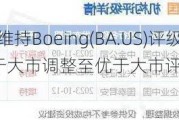 Baird：维持Boeing(BA.US)评级，由优于大市调整至优于大市评级,目标价由300.00美