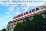 上海石油化工股份发盈喜 预期上半年归母净利为约2457万到3685万元同比扭亏为盈