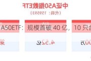 平安中证 A50ETF：规模首破 40 亿，10 只合计达 252.77 亿