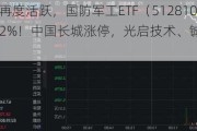 国防军工再度活跃，国防军工ETF（512810）快速拉涨超2%！中国长城涨停，光启技术、铖昌科技飙升逾8%