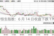 香港恒生指数：6 月 14 日收盘下跌 170.85 点