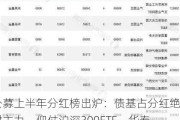 公募上半年分红榜出炉：债基占分红绝对主力，仰仗沪深300ETF，华泰柏瑞居首