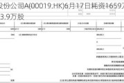 太古股份公司A(00019.HK)6月17日耗资1659万港元回购23.9万股