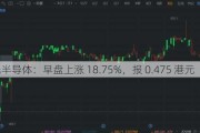 宏光半导体：早盘上涨 18.75%，报 0.475 港元