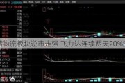 仓储物流板块逆市走强 飞力达连续两天20%涨停