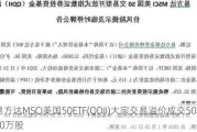 易方达MSCI美国50ETF(QDII)大宗交易溢价成交500.00万股