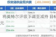 汇丰：将英特尔评级下调至减持 目标价19.80美元