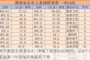 申万菱信乐同混合A：净值下跌至0.6030元，近6个月收益率-19.05%同类排名下滑