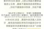 同方股份（600100）被警示，股民索赔可期