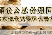 宏信建发公布采纳股份期权计划