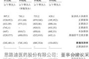 思路迪医药股份有限公司：董事会建议采纳中文名称，旨在巩固大中华市场地位