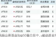 偏股公募基金Top50重仓股中，被动基金持股达45.7%