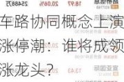 车路协同概念上演涨停潮：谁将成领涨龙头？