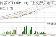 *ST商城(600306.SH)：上交所决定终止公司股票上市