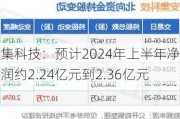 安集科技：预计2024年上半年净利润约2.24亿元到2.36亿元